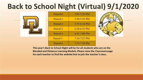Here is the schedule 